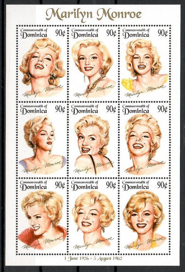 Znaczek Dominika 1994 Mi ark 1923-1931 Czyste **