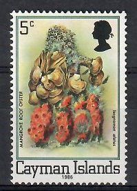 Znaczek Kajmany 1986 Mi 457VA Czyste **
