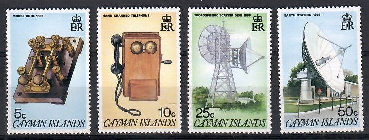 Znaczek Kajmany 1985 Mi 557-560 Czyste **