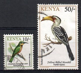 Znaczek Kenia 1994 Mi 580+583 Stemplowane