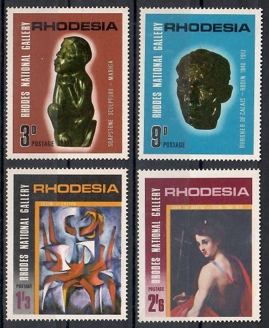 Znaczek Rodezja 1967 Mi 62-65 Czyste **