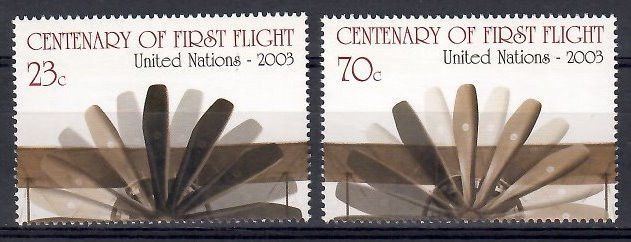 Znaczek Narody Zjednoczone Nowy Jork 2003 Mi 923-924 Czyste **