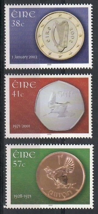 Znaczek Irlandia 2002 Mi 1403-1405 Czyste **