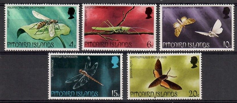 Znaczek Pitcairn 1975 Mi 151-155 Czyste **
