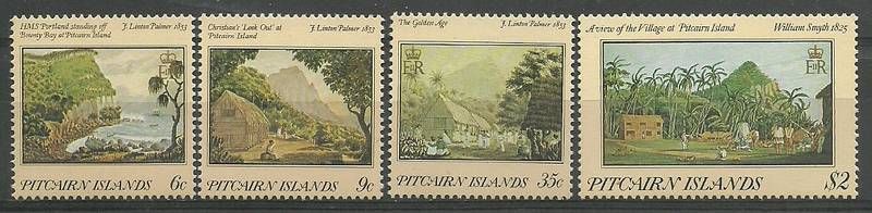 Znaczek Pitcairn 1985 Mi 257-260 Czyste **