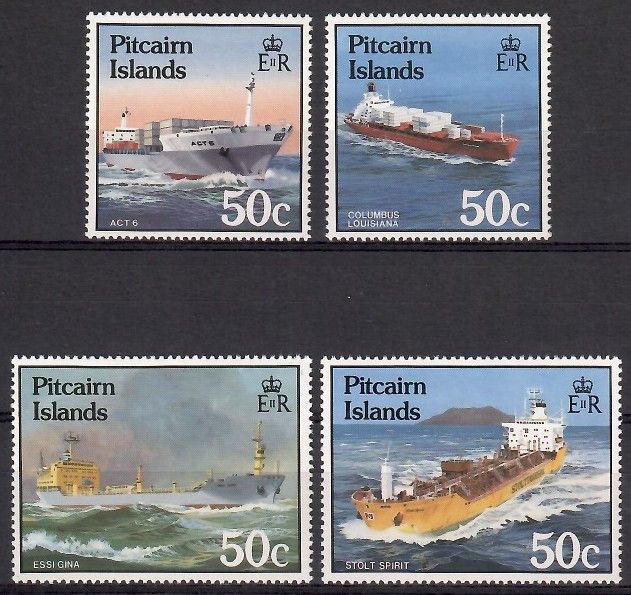 Znaczek Pitcairn 1985 Mi 266-269 Czyste **