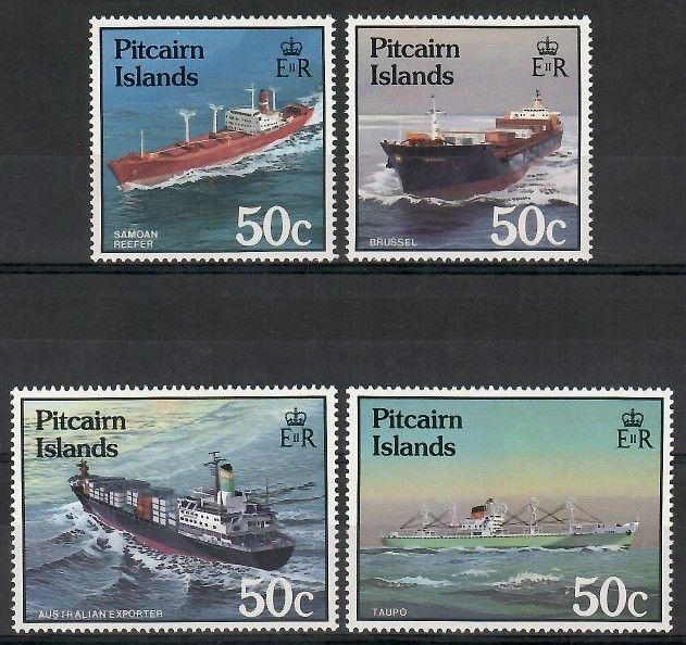 Znaczek Pitcairn 1987 Mi 289-292 Czyste **