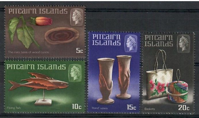 Znaczek Pitcairn 1968 Mi 91-94 Czyste **
