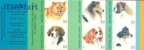Znaczek Finlandia 2008 Mi mh 1929-1934 Czyste **