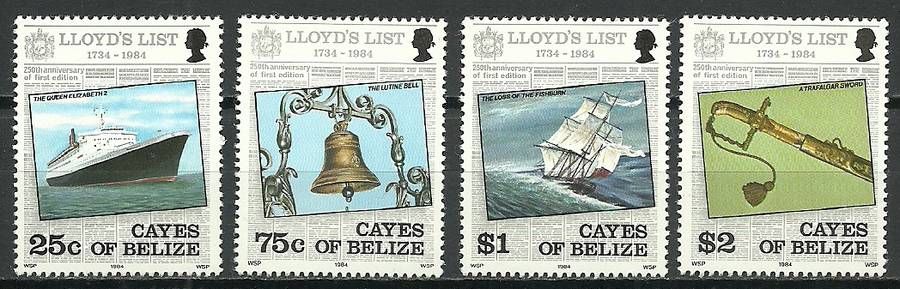 Znaczek Belize 1984 Mi 10-13(Cayes) Czyste **