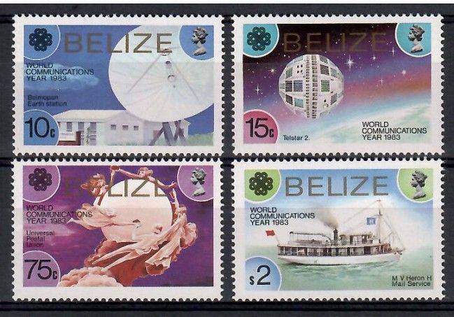 Znaczek Belize 1983 Mi 715-718 Czyste **