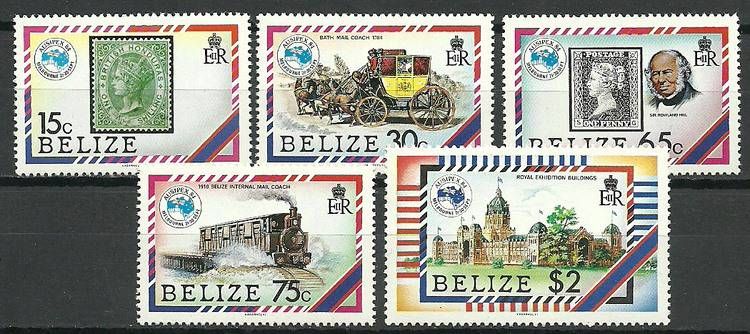 Znaczek Belize 1984 Mi 756-760 Czyste **