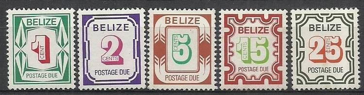 Znaczek Belize 1976 Mi por6-10 Czyste **