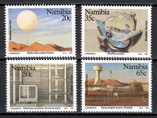 Znaczek Namibia 1991 Mi 698-701 Czyste **