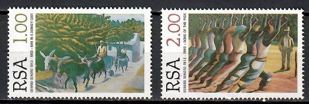 Znaczek Republika Południowej Afryki 1996 Mi 999-1000 Czyste **