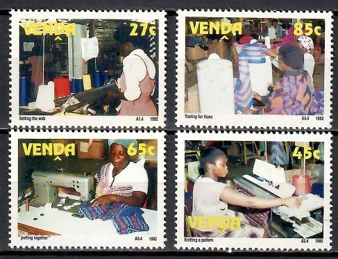 Znaczek Venda 1992 Mi 233-236 Czyste **