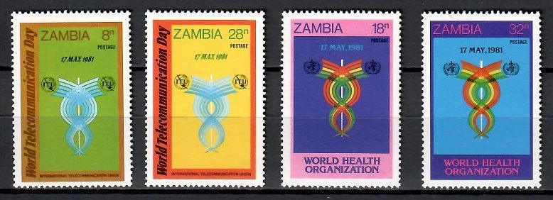 Znaczek Zambia 1981 Mi 245-248 Czyste **