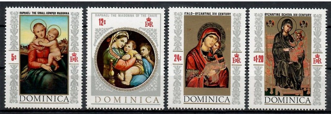 Znaczek Dominika 1968 Mi 237-240 Czyste **