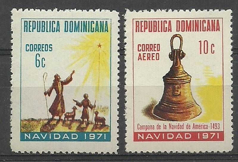 Znaczek Dominikana 1971 Mi 985-986 Czyste **