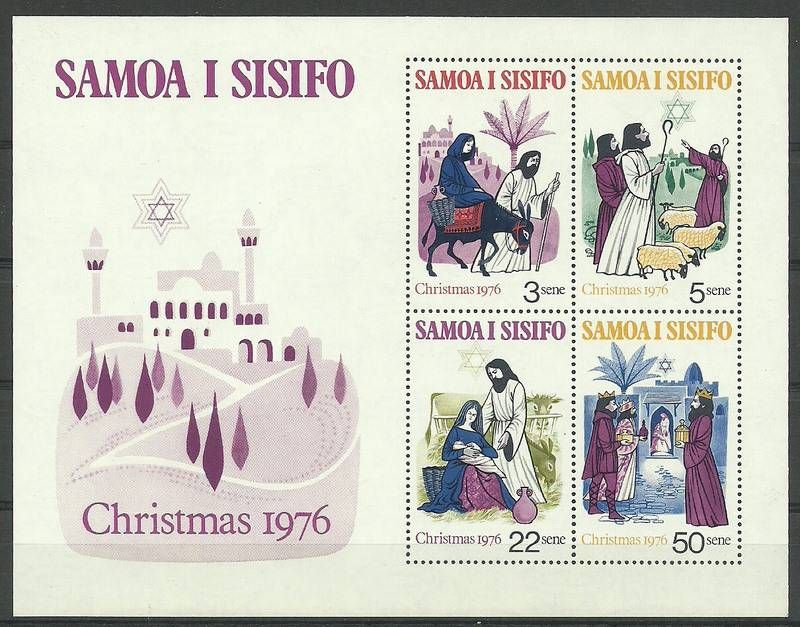 Znaczek Samoa 1976 Mi bl 12 Czyste **