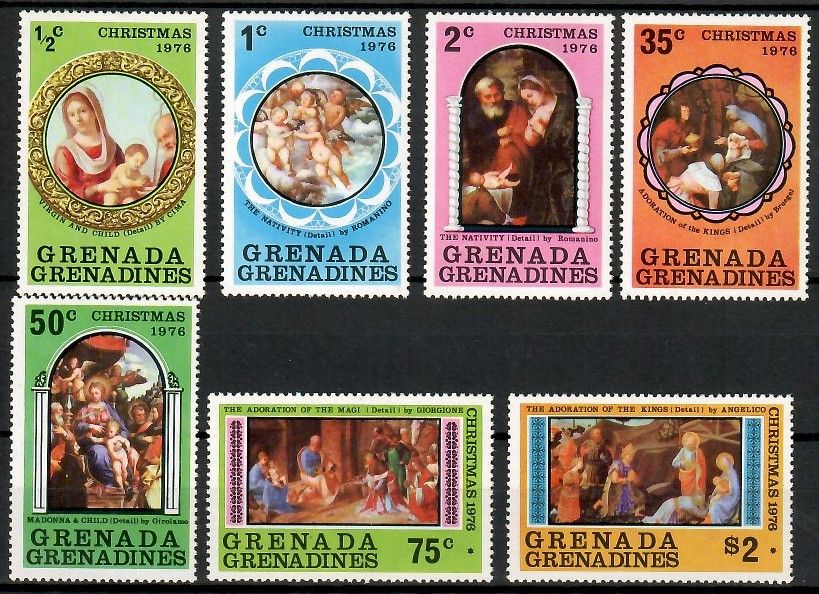 Znaczek Grenada i Grenadyny 1976 Mi 201-207 Czyste **