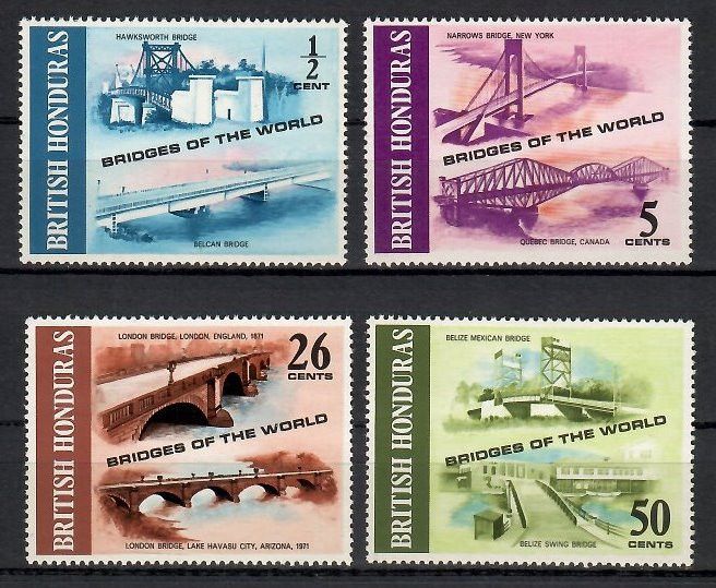 Znaczek Belize 1971 Mi 273-276 Czyste **