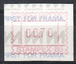 Znaczek Pitcairn 1986