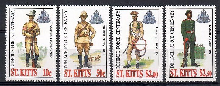 Znaczek Saint Kitts 1996 Mi 427-430 Czyste **