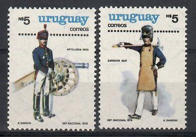Znaczek Urugwaj 1979 Mi 1533-1534 Czyste **