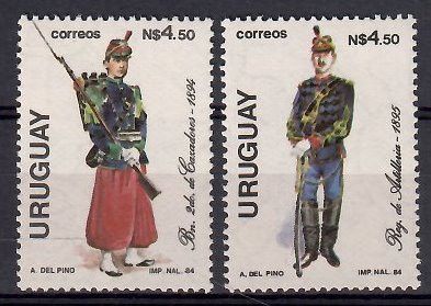Znaczek Urugwaj 1984 Mi 1696-1697 Czyste **