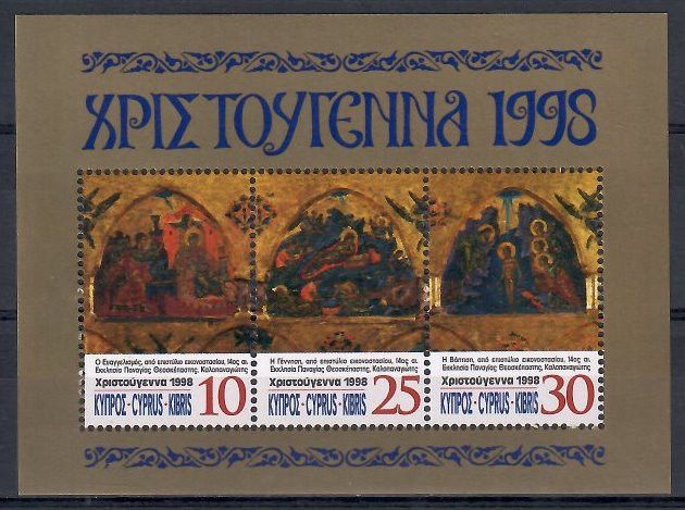 Znaczek Cypr 1998 Mi bl 19 Czyste **
