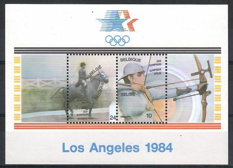 Znaczek Belgia 1984 Mi bl 54 Czyste **
