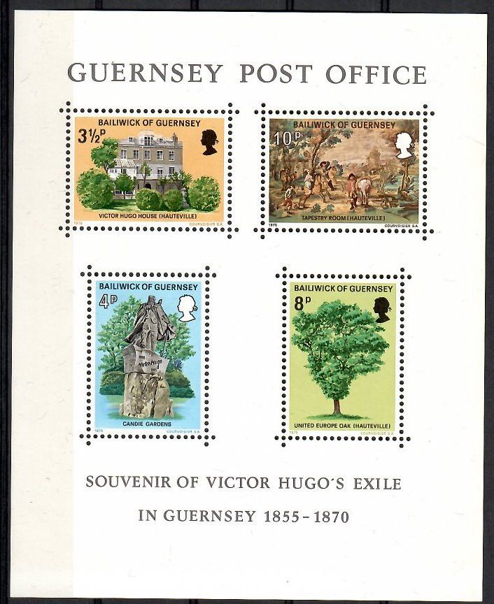 Znaczek Guernsey 1975 Mi bl 1 Czyste **