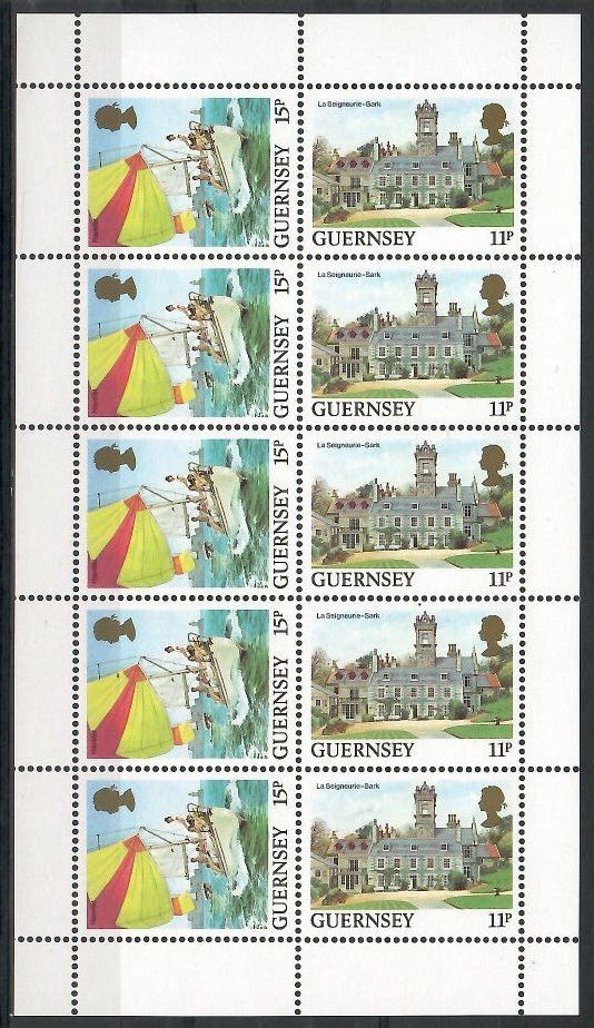 Znaczek Guernsey 1987 Mi h-blatt 27 Czyste **