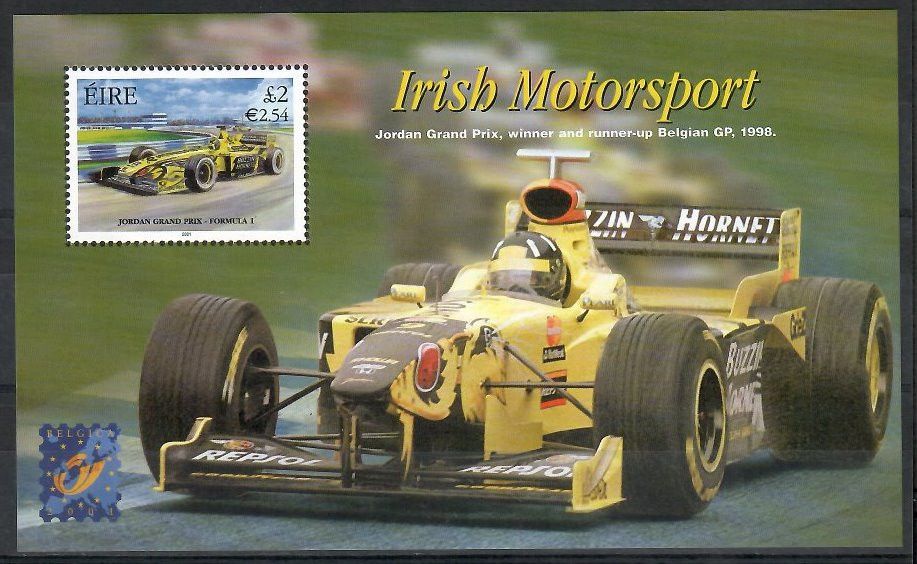 Znaczek Irlandia 2001 Mi bl 38I Czyste **