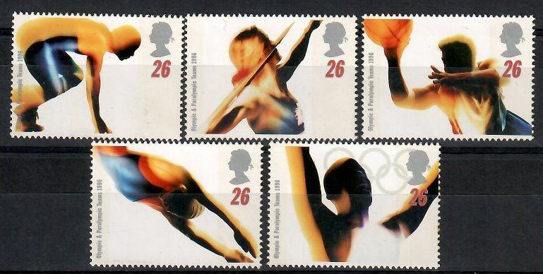 Znaczek Wielka Brytania 1996 Mi 1642-1646 Czyste **