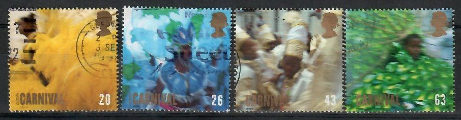 Znaczek Wielka Brytania 1998 Mi 1763-1766 Stemplowane