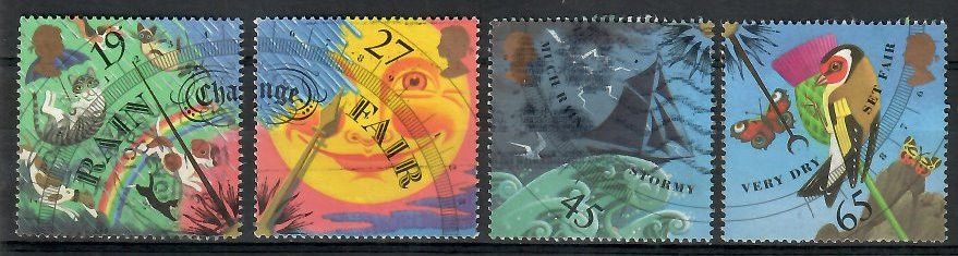 Znaczek Wielka Brytania 2001 Mi 1924-1927 Stemplowane