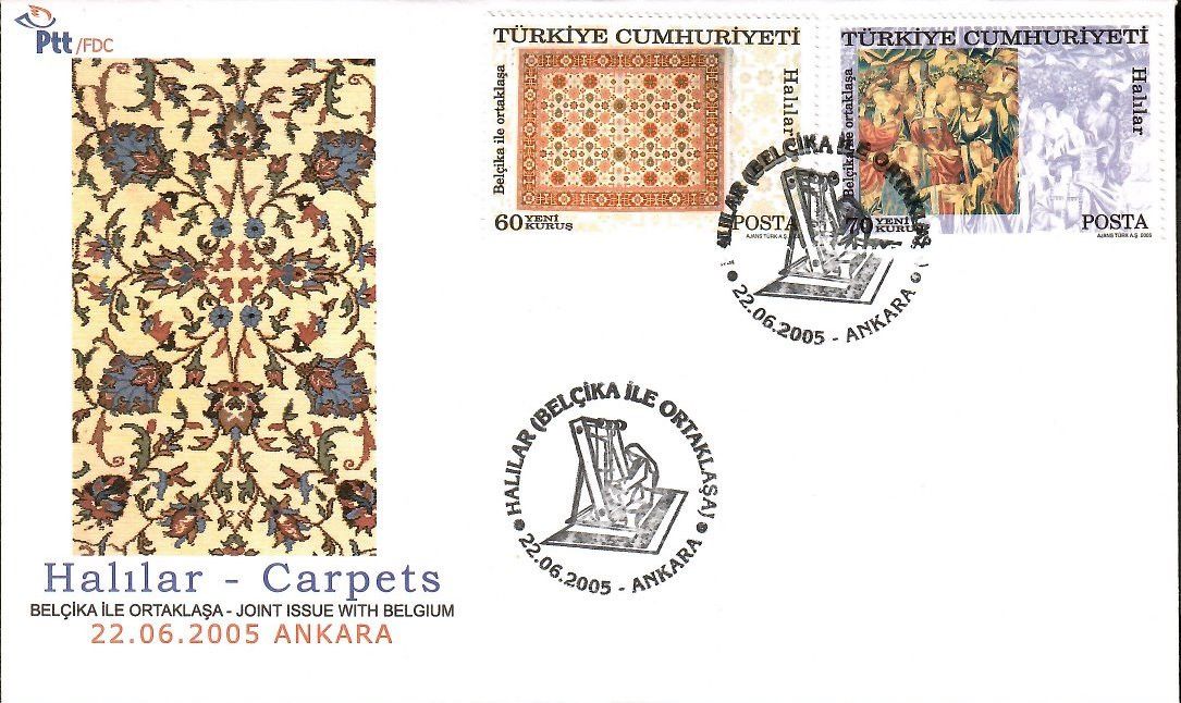 Znaczek Turcja 2005 Mi 3447-3448 FDC