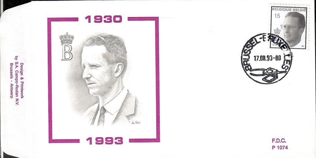 Znaczek Belgia 1993 Mi 2572 FDC