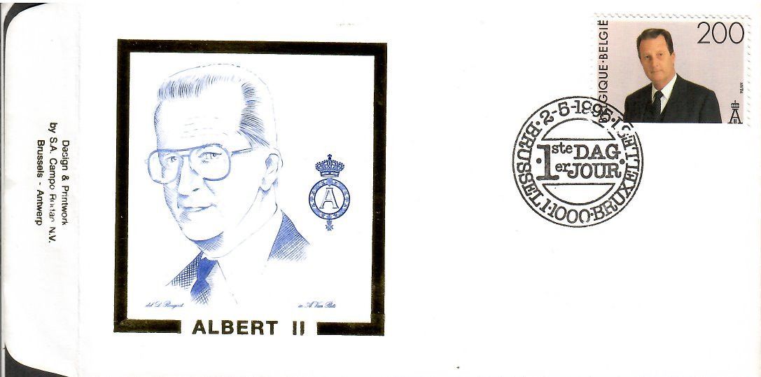 Znaczek Belgia 1995 Mi 2651 FDC