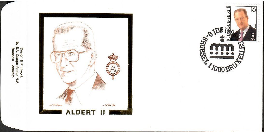 Znaczek Belgia 1996 Mi 2691 FDC