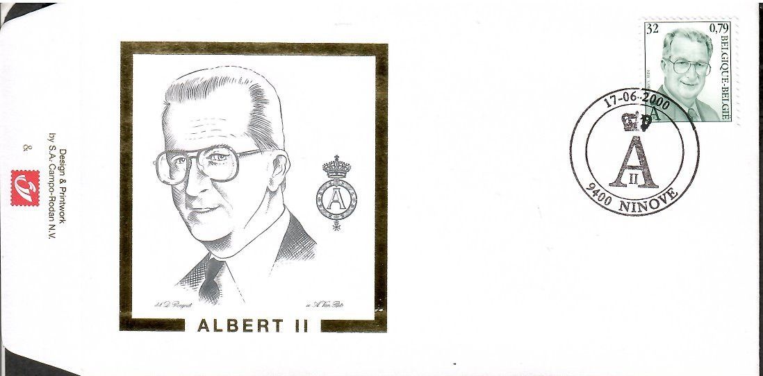 Znaczek Belgia 2000 Mi 2981 FDC