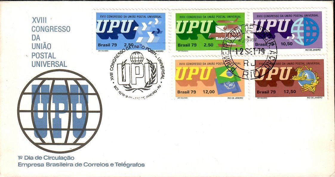 Znaczek Brazylia 1979 Mi 1723-1727 FDC
