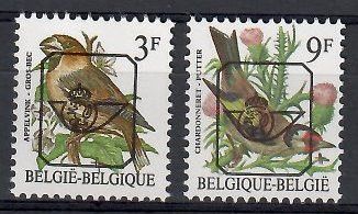 Znaczek Belgia 1985 Mi 2241-2242xV Czyste **