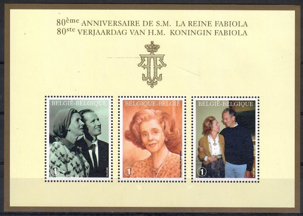 Znaczek Belgia 2008 Mi bl 131 Czyste **
