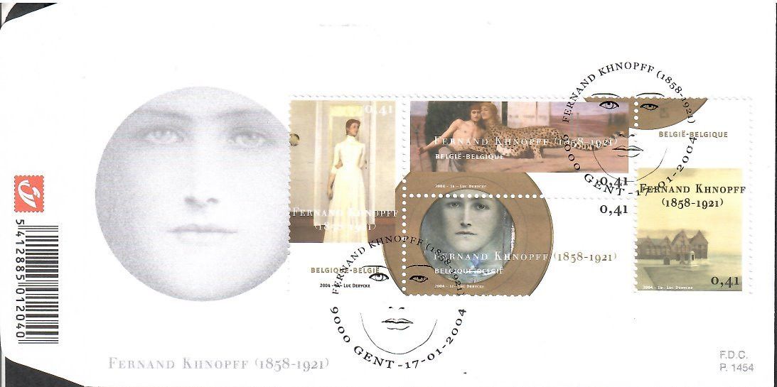 Znaczek Belgia 2004 Mi 3278-3281 FDC