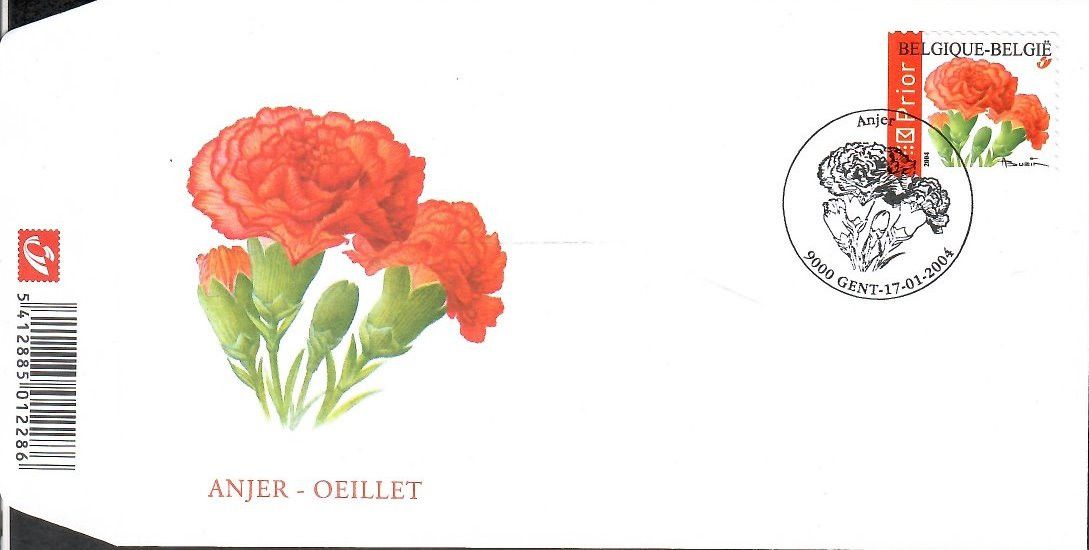 Znaczek Belgia 2004 Mi 3283Dl FDC