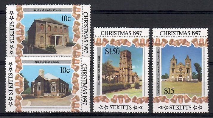Znaczek Saint Kitts 1997 Mi 458-461 Czyste **