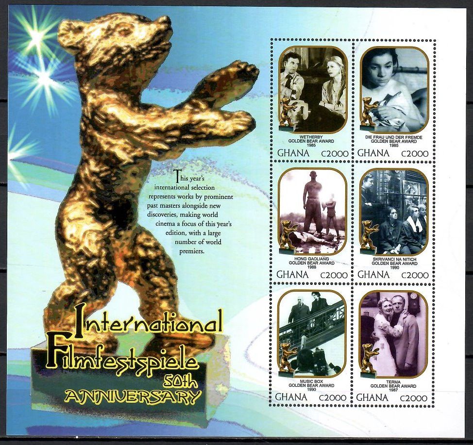 Znaczek Ghana 2000 Mi ark 3139-3144 Czyste **